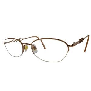 Linda Evans 293 Sand 50-18-135mm Eyeglasses FRAMES ONLY - GOOD CONDITION